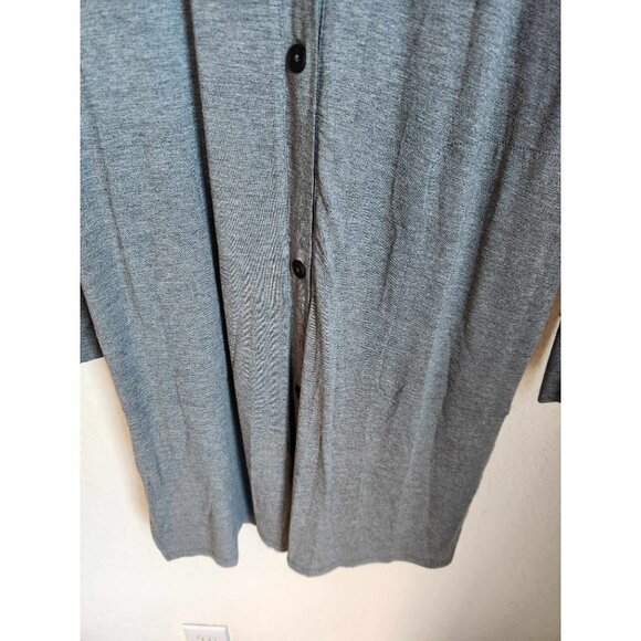Cuddl Duds Hooded Lounge Gray Dress Size Small - Picture 7 of 8